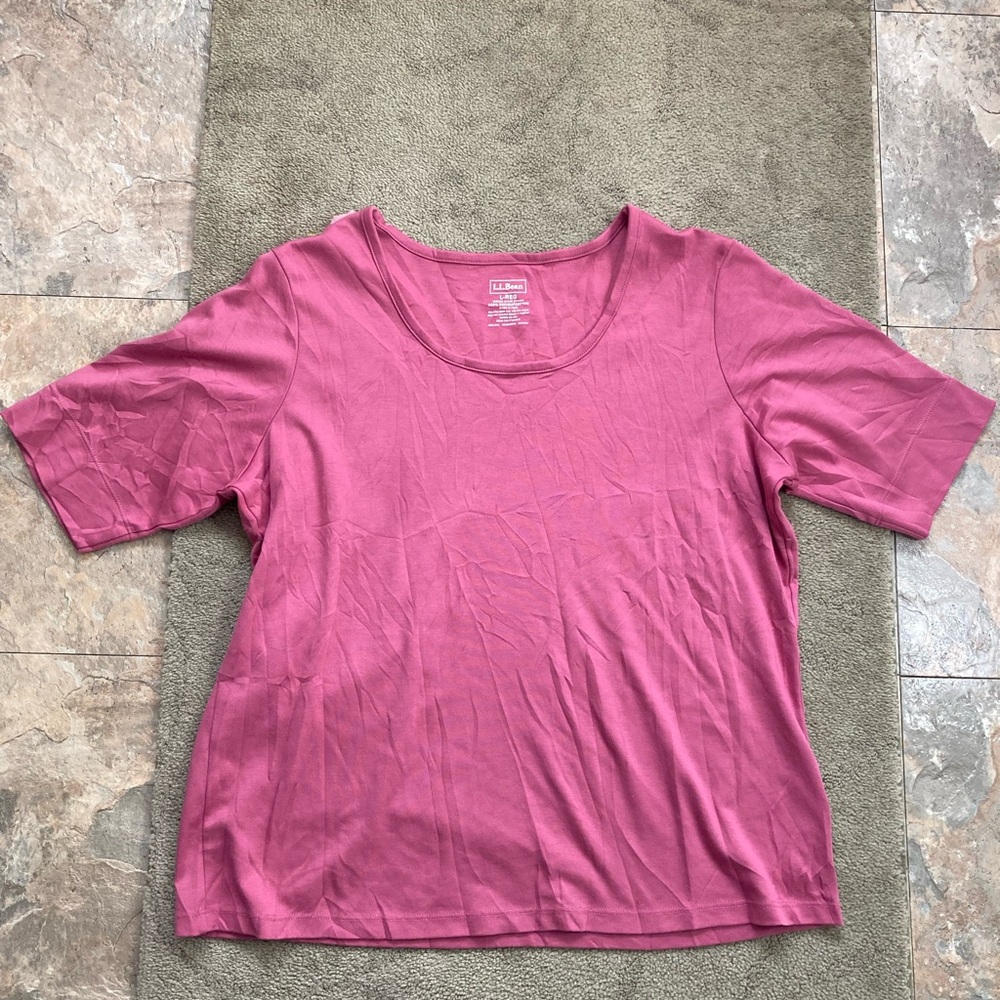 L.L. Bean Women's Rose Short Sleeve Tee